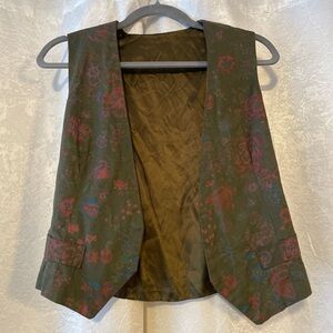 Floral Patterned Vest